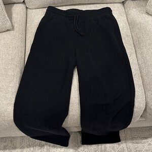 TNA cozy AF fleece Black Sweatpants